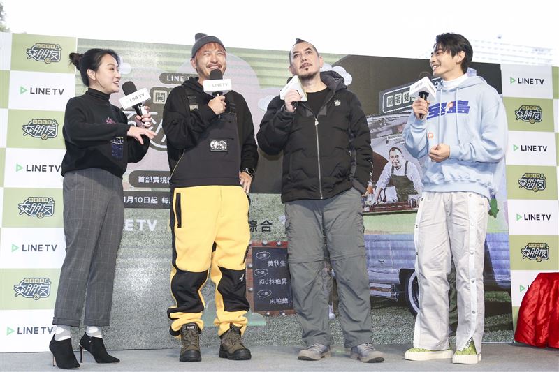 《開著餐車交朋友》首播記者會黃秋生、KID林柏昇、宋柏緯出席。（圖／記者楊澍攝影）