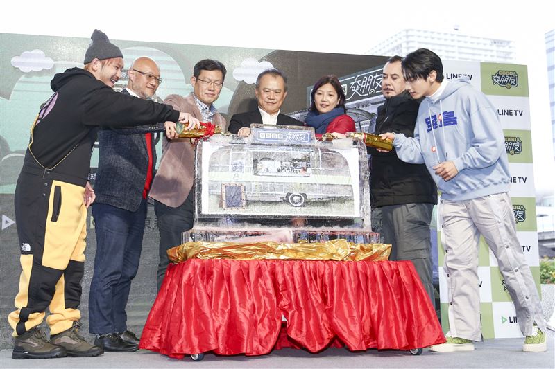 《開著餐車交朋友》首播記者會黃秋生、KID林柏昇、宋柏緯出席。（圖／記者楊澍攝影）