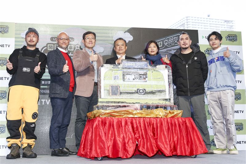 《開著餐車交朋友》首播記者會黃秋生、KID林柏昇、宋柏緯出席。（圖／記者楊澍攝影）