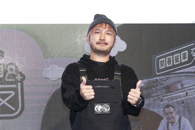 《開著餐車交朋友》首播記者會黃秋生、KID林柏昇、宋柏緯出席。（圖／記者楊澍攝影）