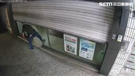 新北市,淡水,鐵捲門,壓人,受傷