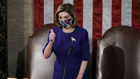 美國眾議院議長裴洛西（Nancy Pelosi）。（圖／美聯社／達志影像）