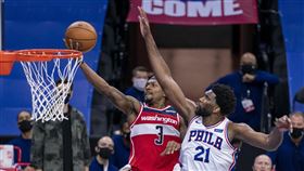 費城雙星聯手關門　畢爾轟60分白忙
NBA,華盛頓巫師,Bradley Beal,生涯新高,費城七六人
美聯社／達志影像