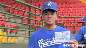 富邦悍將楊瑞承。（圖／記者王怡翔攝影）