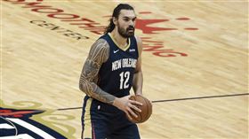 ▲「水行俠」亞當斯（Steven Adams）二度遭遇前東家拿下大三元。（圖／美聯社／達志影像）