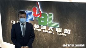 ▲新任中職會長蔡其昌承諾要當六搶一資格賽後勤總司令。（圖／記者黃泓哲攝影）