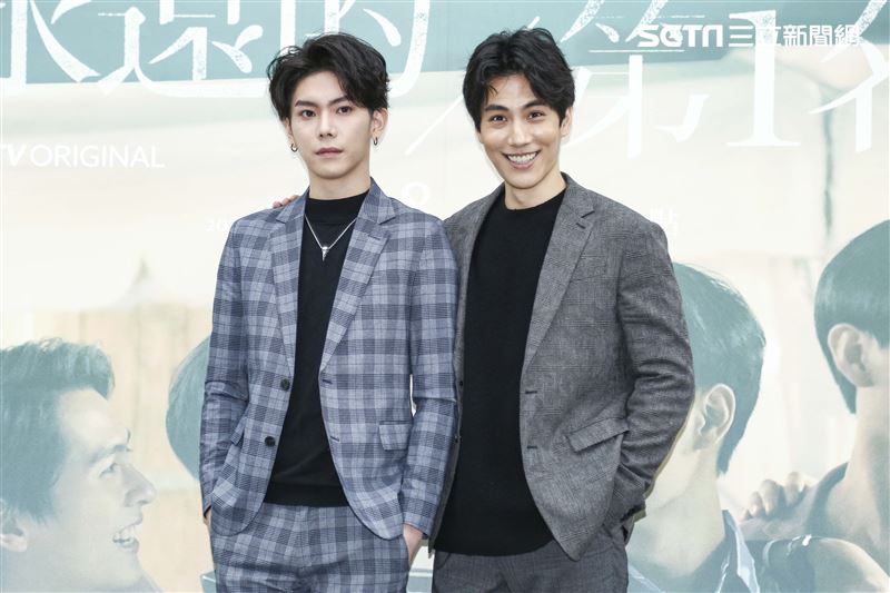 《永遠的第一名》首映記者會林子閎、楊宇騰出席。（圖／記者楊澍攝影）