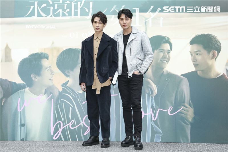 《永遠的第一名》首映記者會張睿家、石知田出席。（圖／記者楊澍攝影）