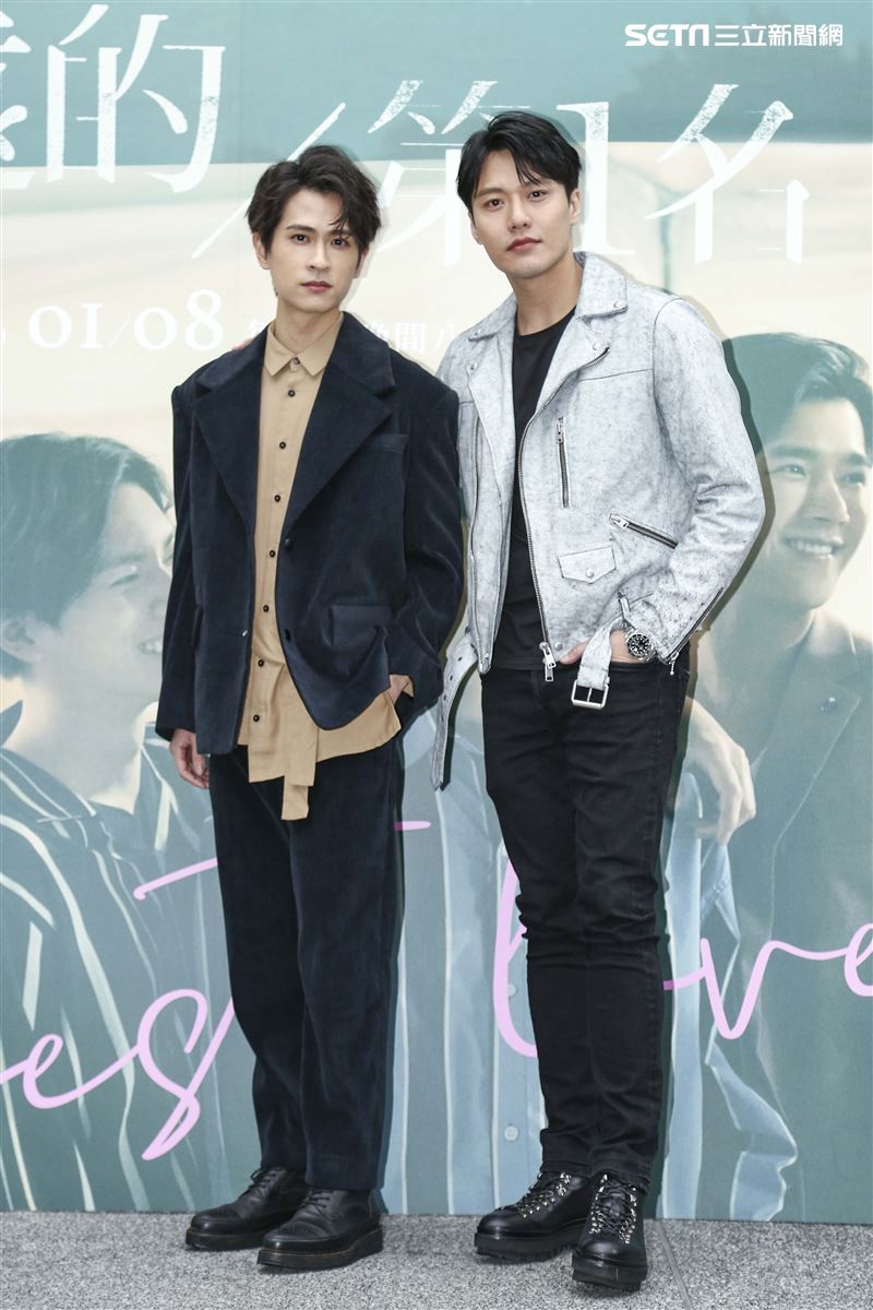 《永遠的第一名》首映記者會張睿家、石知田出席。（圖／記者楊澍攝影）