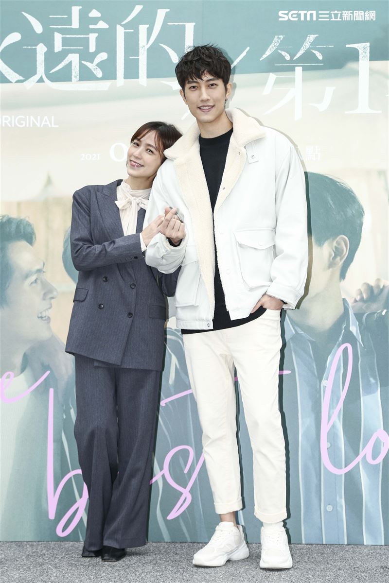 《永遠的第一名》首映記者會辛樂兒、范姜彥豐出席。（圖／記者楊澍攝影）