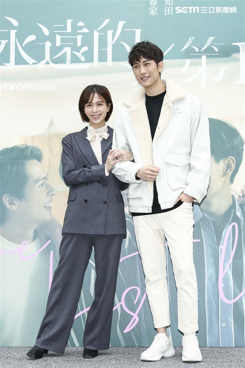 《永遠的第一名》首映記者會辛樂兒、范姜彥豐出席。（圖／記者楊澍攝影）