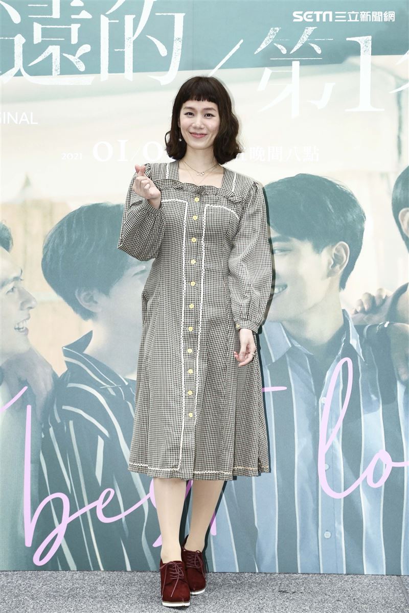 《永遠的第一名》首映記者會許乃涵出席。（圖／記者楊澍攝影）