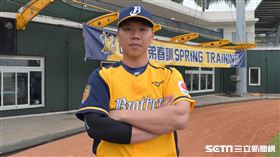 中信兄弟詹子賢。（圖／記者王怡翔攝影）