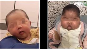中國又出現家長誤用劣質產品，造成嬰兒頭部異常發育、甚至額頭長毛的「大頭娃娃」，涉案商品則是抑菌霜。（圖取自魏文鋒嗶嚦嗶嚦網頁bilibili.com）