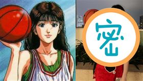 沈月開心角色扮演赤木晴子。（圖／翻攝自沈月微博）