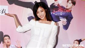 梁舒涵出席華劇 「廢財闖天關」首映。（記者邱榮吉/攝影）