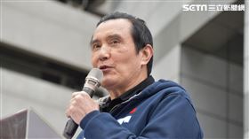 國民黨元旦升旗 馬英九、朱立倫、江啟臣、吳敦義（圖／記者李國綸攝影）