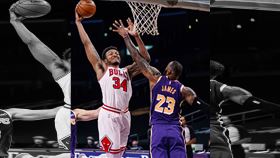 ▲卡特（Wendell Carter Jr.）顏扣詹皇。（圖／翻攝自公牛推特）