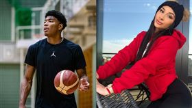  八村壘,女模,巨臀,同居(翻攝自 八村壘、Briana Delgado IG)