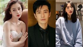 angelababy 李菲兒、黃曉明（圖／翻攝自微博）
