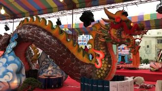 建醮大手筆！1500片烏魚子做神龍