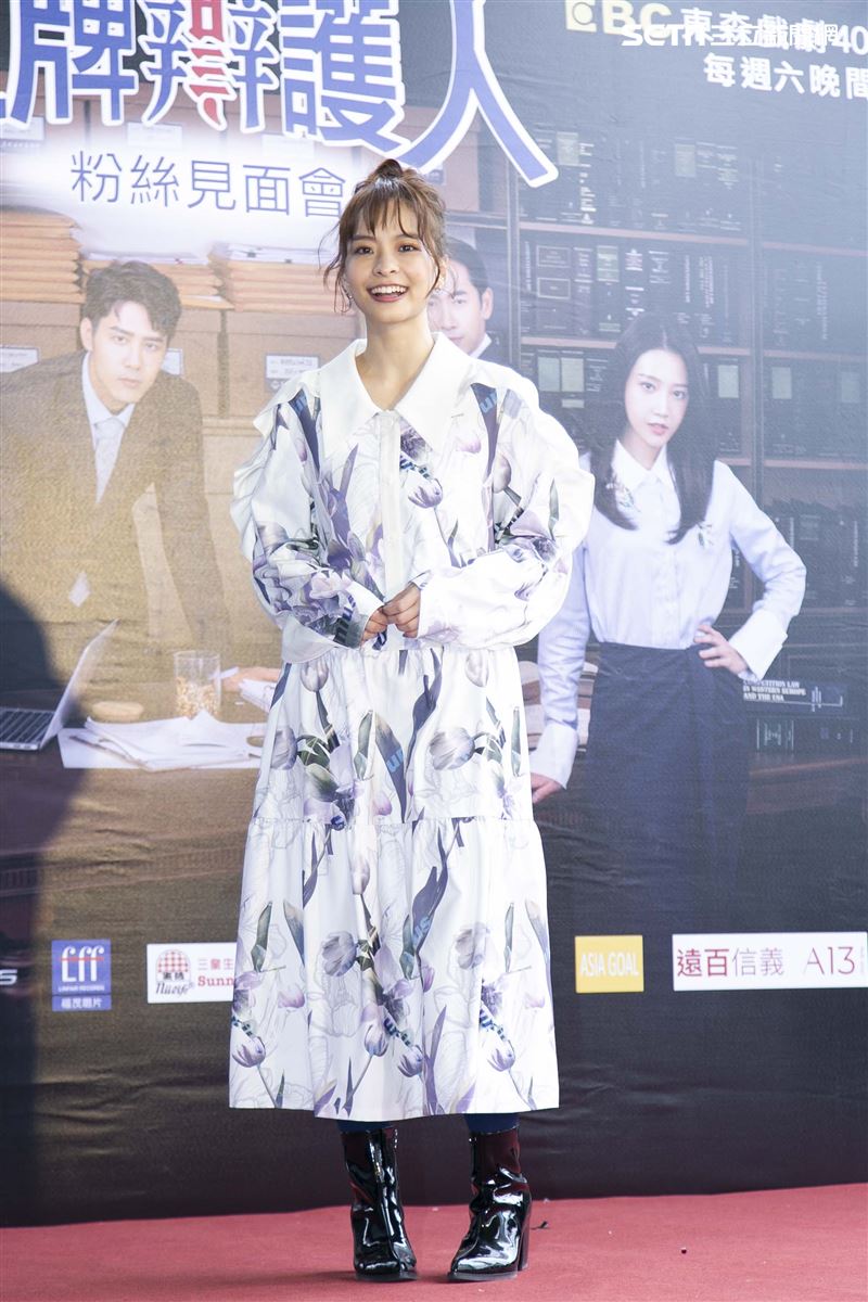 胡宇威、葉星辰、黃薇渟、林孫煜豪出席王牌辯護人粉絲見面會。（圖／記者楊澍攝影）