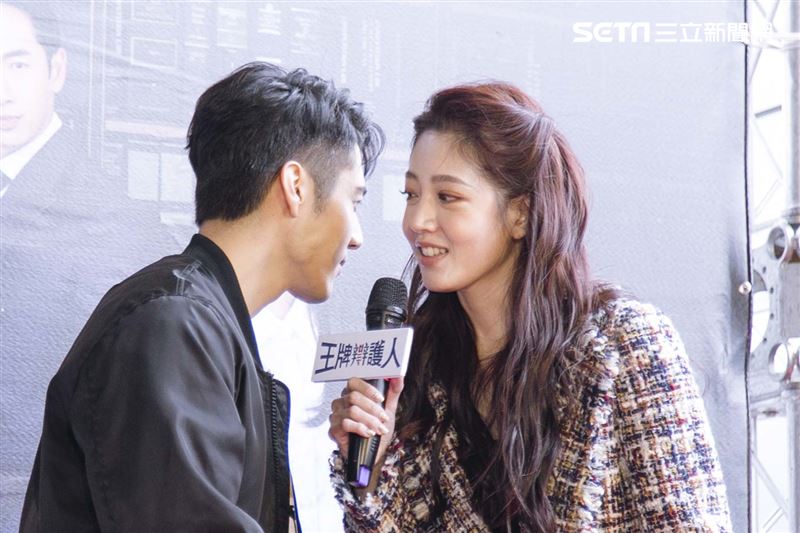 胡宇威、葉星辰、黃薇渟、林孫煜豪出席王牌辯護人粉絲見面會。（圖／記者楊澍攝影）