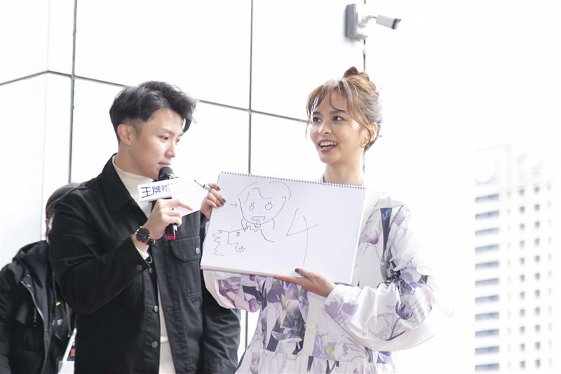 胡宇威、葉星辰、黃薇渟、林孫煜豪出席王牌辯護人粉絲見面會。（圖／記者楊澍攝影）