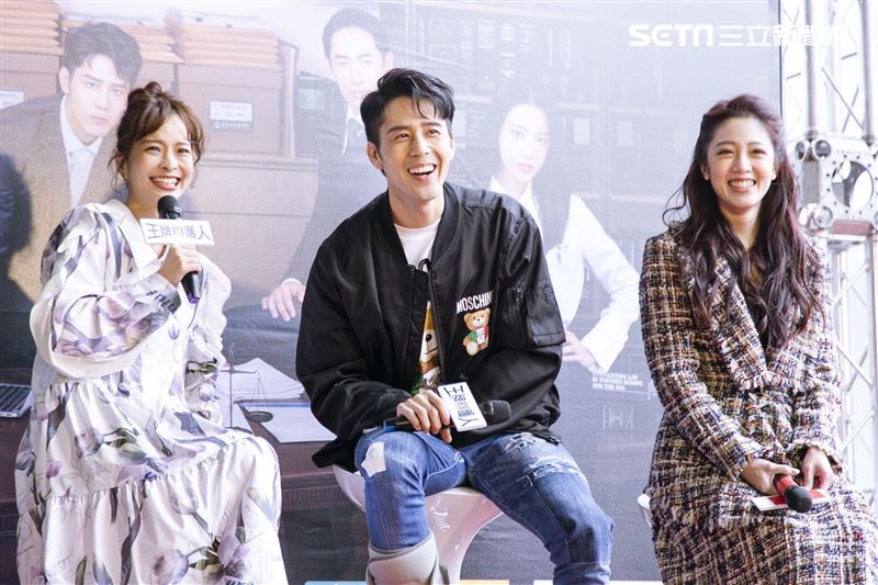 胡宇威、葉星辰、黃薇渟、林孫煜豪出席王牌辯護人粉絲見面會。（圖／記者楊澍攝影）