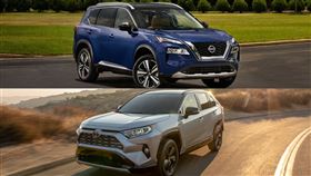 ▲Nissan X-Trail、Toyota RAV4（圖／翻攝Nissan、Toyota官網）