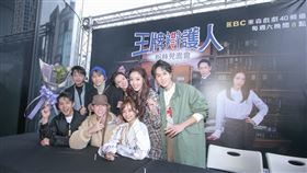 胡宇威、葉星辰、黃薇渟、林孫煜豪出席王牌辯護人粉絲見面會。（圖／東森提供）