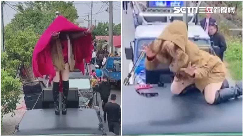 獨／鋼管妹也會冷！裹棉被改跳獅子王
