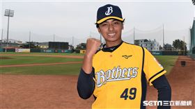 中信兄弟余謙。（資料圖／記者王怡翔攝影）