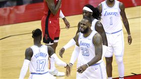 LeBron James,湖人。（圖／美聯社／達志影像）