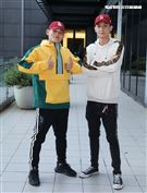 阿倉、屁辰三立新聞網專訪。（記者邱榮吉/攝影）