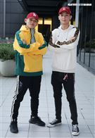 阿倉、屁辰三立新聞網專訪。（記者邱榮吉/攝影）