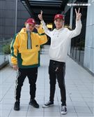 阿倉、屁辰三立新聞網專訪。（記者邱榮吉/攝影）