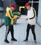 阿倉、屁辰三立新聞網專訪。（記者邱榮吉/攝影）