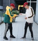 阿倉、屁辰三立新聞網專訪。（記者邱榮吉/攝影）