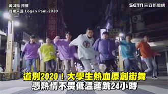 道別去年　大學生不畏低溫跳24hr