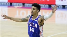 聖堂變「靈堂」！殘陣七六人慘敗老鷹
NBA,費城七六人,Danny Green,聖堂射手,靈堂射手
美聯社／達志影像