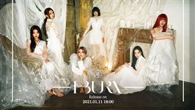 韓國人氣女團（G）I-DLE推出全新迷你專輯《I burn》，台灣成員舒華竟然只有一句歌詞。（圖／翻攝自G I-DLE 여자아이들 臉書）