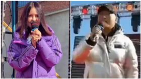 高勝美中國農村落魄演唱　同場57歲男星出場費才200元，圖／翻攝自飯圈雜談微博