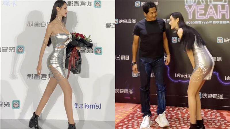 女星彎腰豪乳掉出！齊秦1暖舉網讚爆