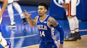 聖堂射手大反彈！單場9三分射爆熱火
NBA,費城七六人,Danny Green,聖堂射手,靈堂射手
美聯社／達志影像