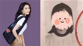 高圓圓,證件照,趙又廷。（圖／翻攝自微博）