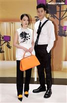 周興哲、林映唯出席Prada 2021春夏男女裝列媒體發表會。（記者邱榮吉/攝影）