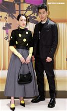 周興哲、林映唯出席Prada 2021春夏男女裝列媒體發表會。（記者邱榮吉/攝影）