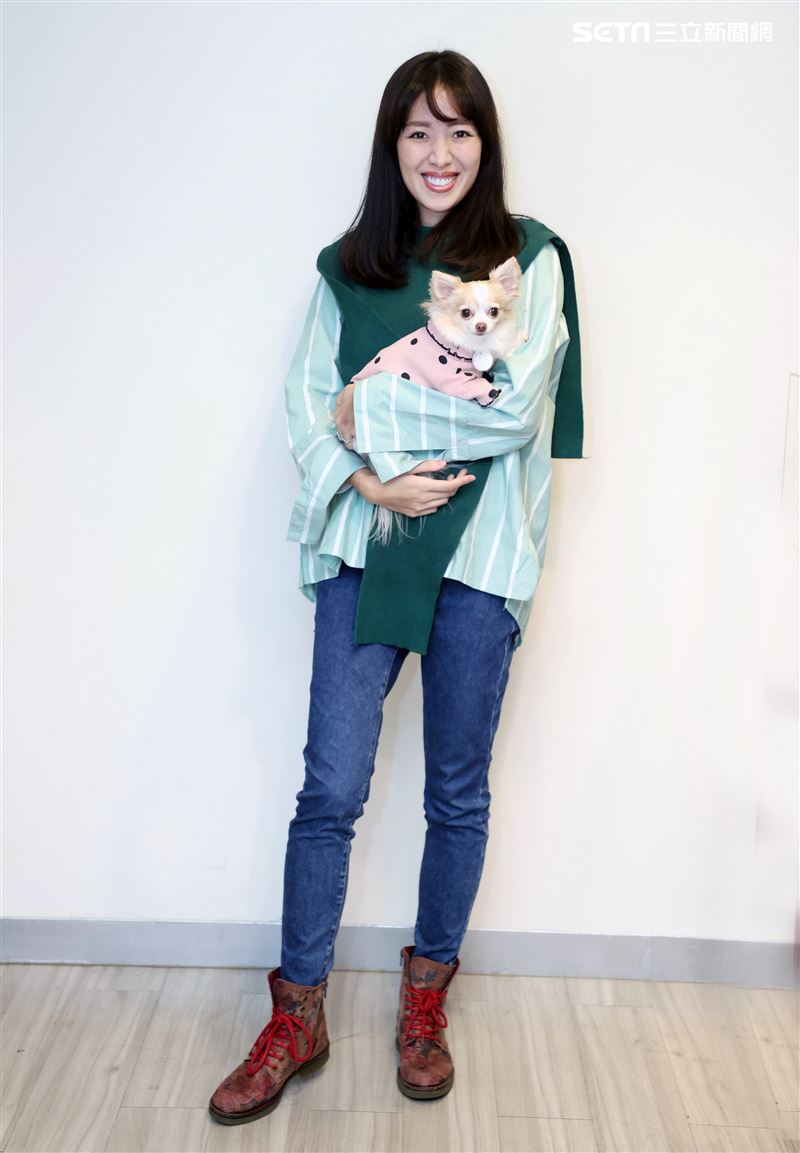 劉伊心三立新聞專訪。（記者邱榮吉/攝影）