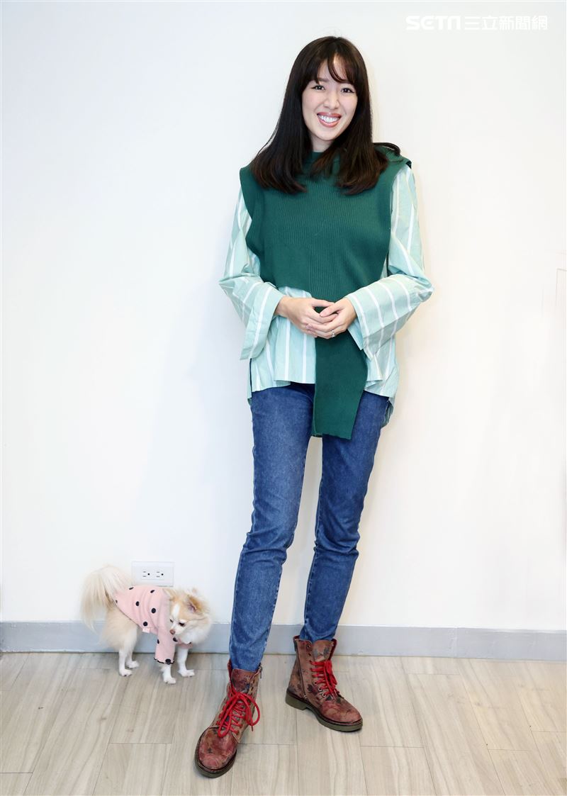 劉伊心三立新聞專訪。（記者邱榮吉/攝影）